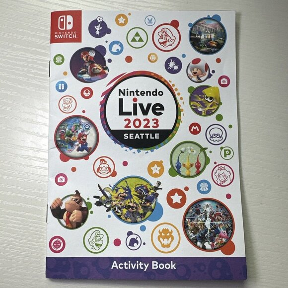 Nintendo Live 2023 Activity‎ Book  - Seattle - PAX West - New - Picture 1 of 2